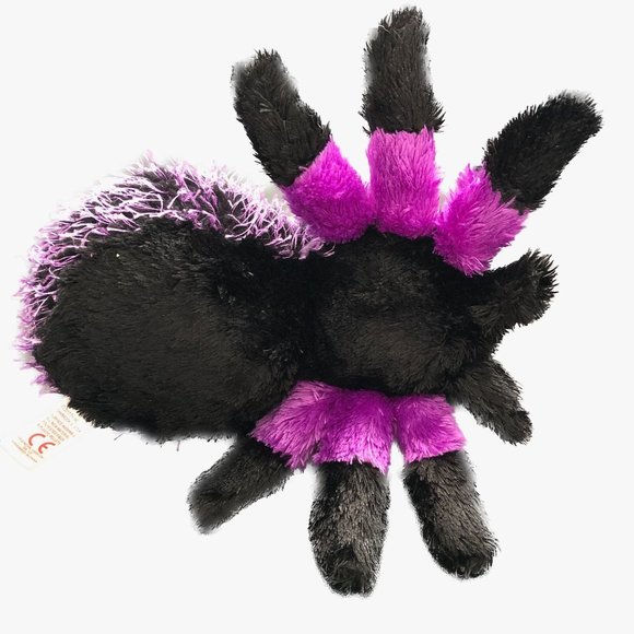 Ty Beanie Boo "Creepy" the Purple Spider Plush 7" Stuffed Tarantula Halloween - Picture 6 of 8